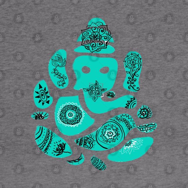 Blue Ganesha by Manitarka